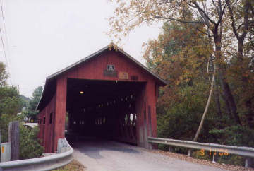 Station Covered Bridge 45-12-08. Photo by Liz Keating, September 17, 2006